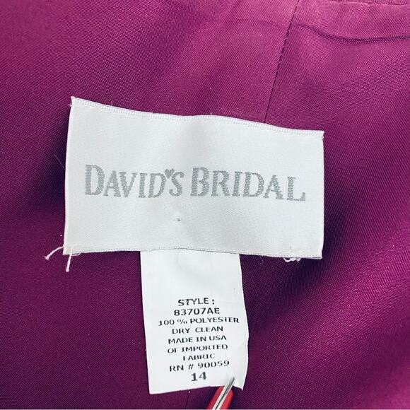 David’s Bridal Strapless Dress Size 14 - Picture 10 of 10